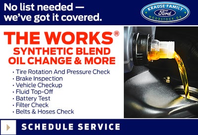 The Works® Synthetic Blend Oil Change & More