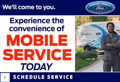 With our mobile service van, we'll come to you.